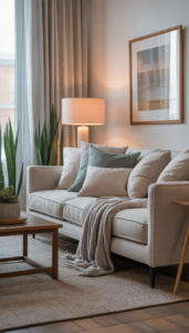 Add seat cushions or pillows