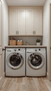 Add subtle contrast with light wood