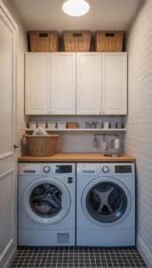 Add wall mounted cabinets