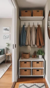 Add wall mounted coat racks