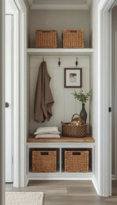 Add warmth with wood accents