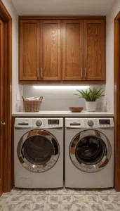 Add warmth with wood accents