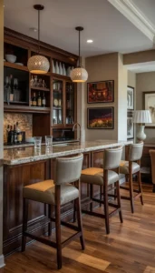 Align seating with counter height