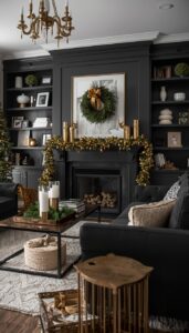 Anchor decor with black furniture or accents