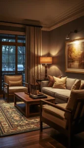 Avoid harsh overhead lighting