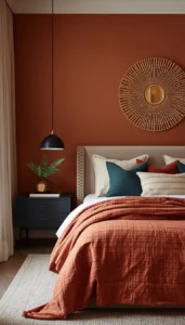 Balance bold colors with neutrals