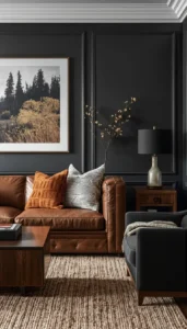 Balance leather with soft textiles