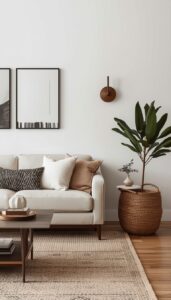 Balance light and dark accents