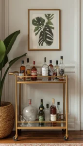 Bar Cart Styling for Flexible Entertaining