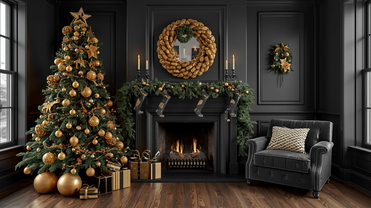 Black Christmas Decorations