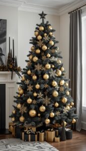 Black and Gold Christmas Tree Ideas