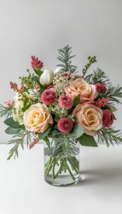 Blend Flowers With Greenery