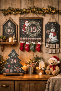 Chalkboard Christmas Countdown Designs