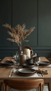 Choose Dark or Neutral Dishware