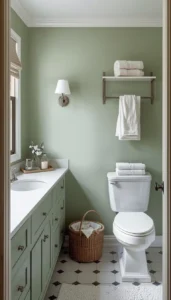 Choose a muted sage tone