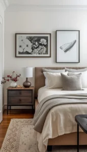 Choose artwork with neutral themes