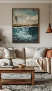 Choose calming artwork