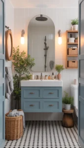 Choose closed storage for clutter