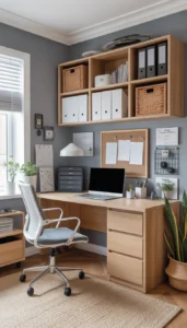 Choose closed storage for paperwork