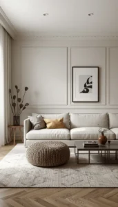 Choose decor with clean shapes
