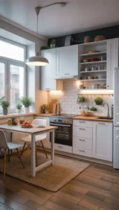 Choose light cabinetry colors