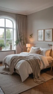 Choose light flowing curtains