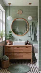 Choose light or medium wood tones