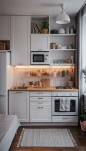 Choose neutral cabinetry