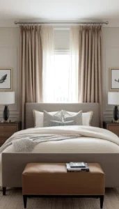 Choose neutral curtain colors