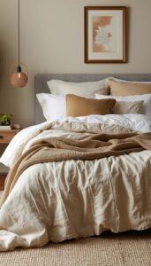 Choose relaxed bedding styles
