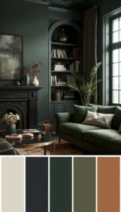 Choose rich earthy shades