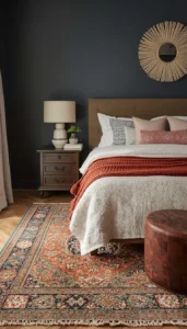 Choose rich textured rugs