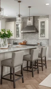 Choose stools with comfortable seating