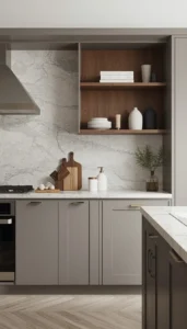 Choose subtle backsplash designs