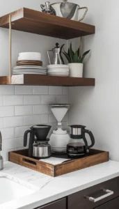 Choose trays that match kitchen finishes