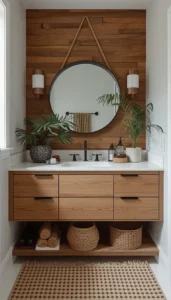Choose vanities with simple lines