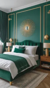 Choose warm gold finishes