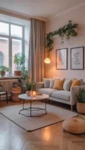 Choose warm light tones