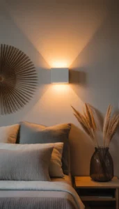 Choose warm light tones