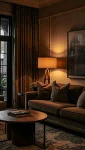 Choose warm lighting tones