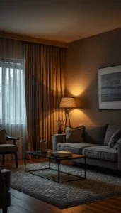 Choose warm lighting tones