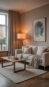 Choose warm lighting tones