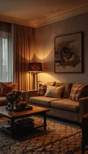 Choose warm lighting tones