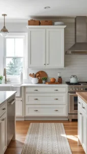 Choose warm white tones