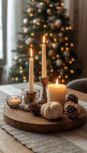 Combine Candlelight and Warm Accents