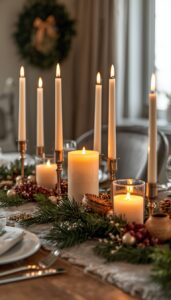 Combine Candlelight and Warm Accents