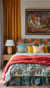 Combine different fabric textures