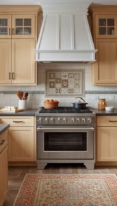 Coordinate Tile With Cabinets