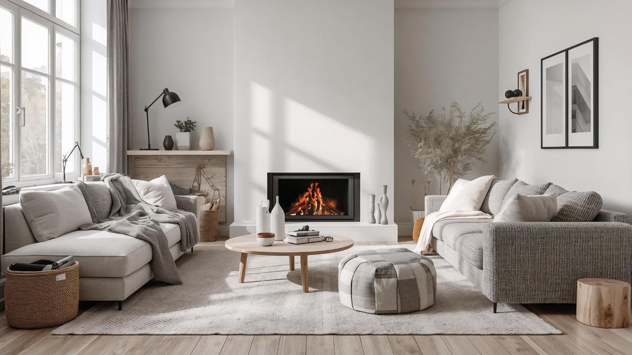 Cozy Scandinavian Living Room