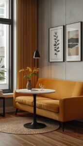 Cozy Seating and Comfort Elements